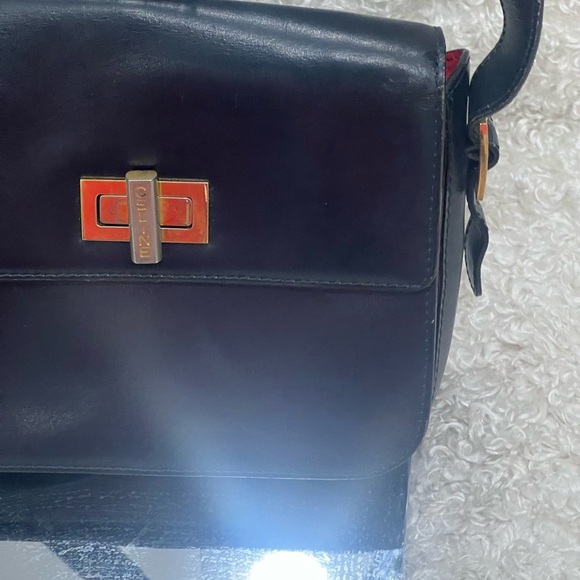 CELINE Logo Hardware Leather Mini Crossbody Bag - Picture 3 of 16